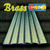 Brass Dichroic Tubing - Cobalt core layer - Borosilicate glass