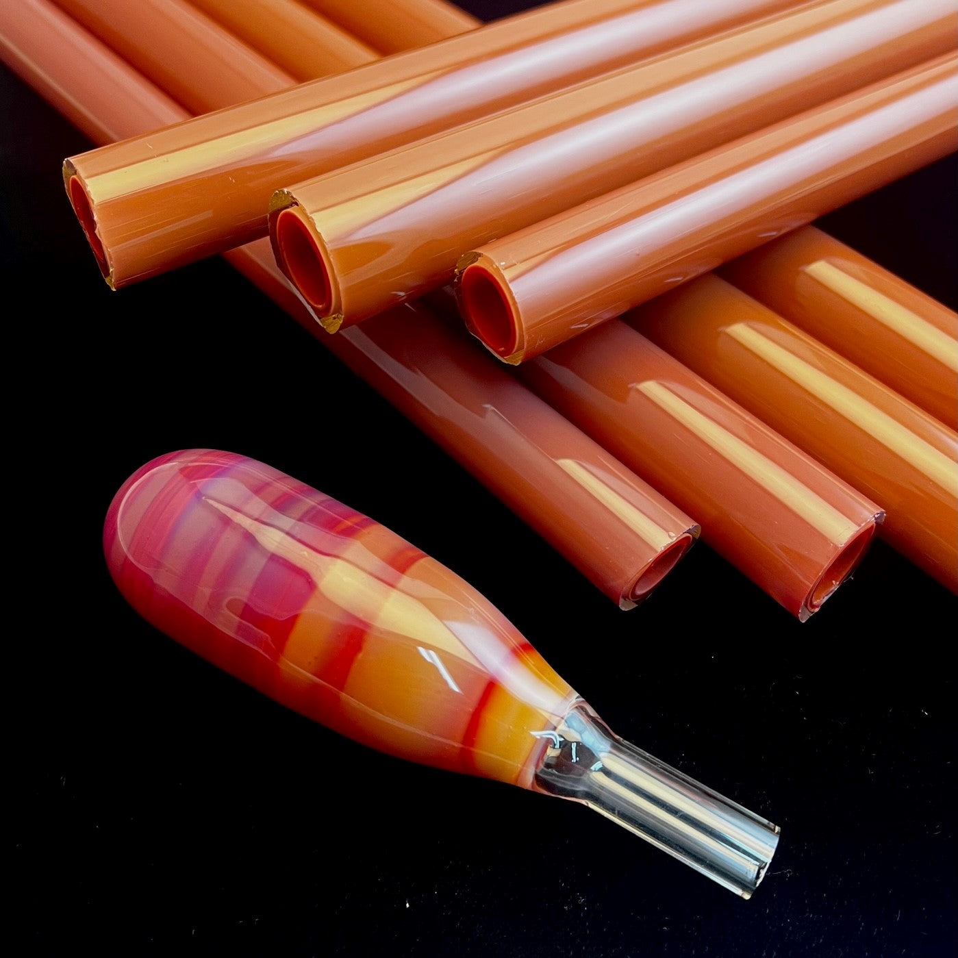 WT-059 Ex. Light Yellow over NS-05 Orange WonderTube Odds