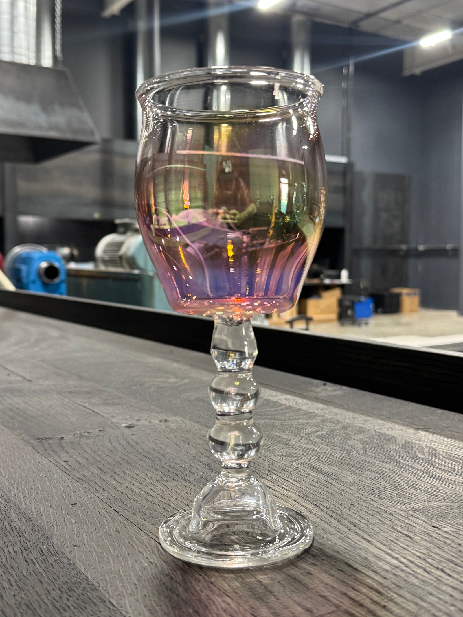 Fumed Goblet Stemware